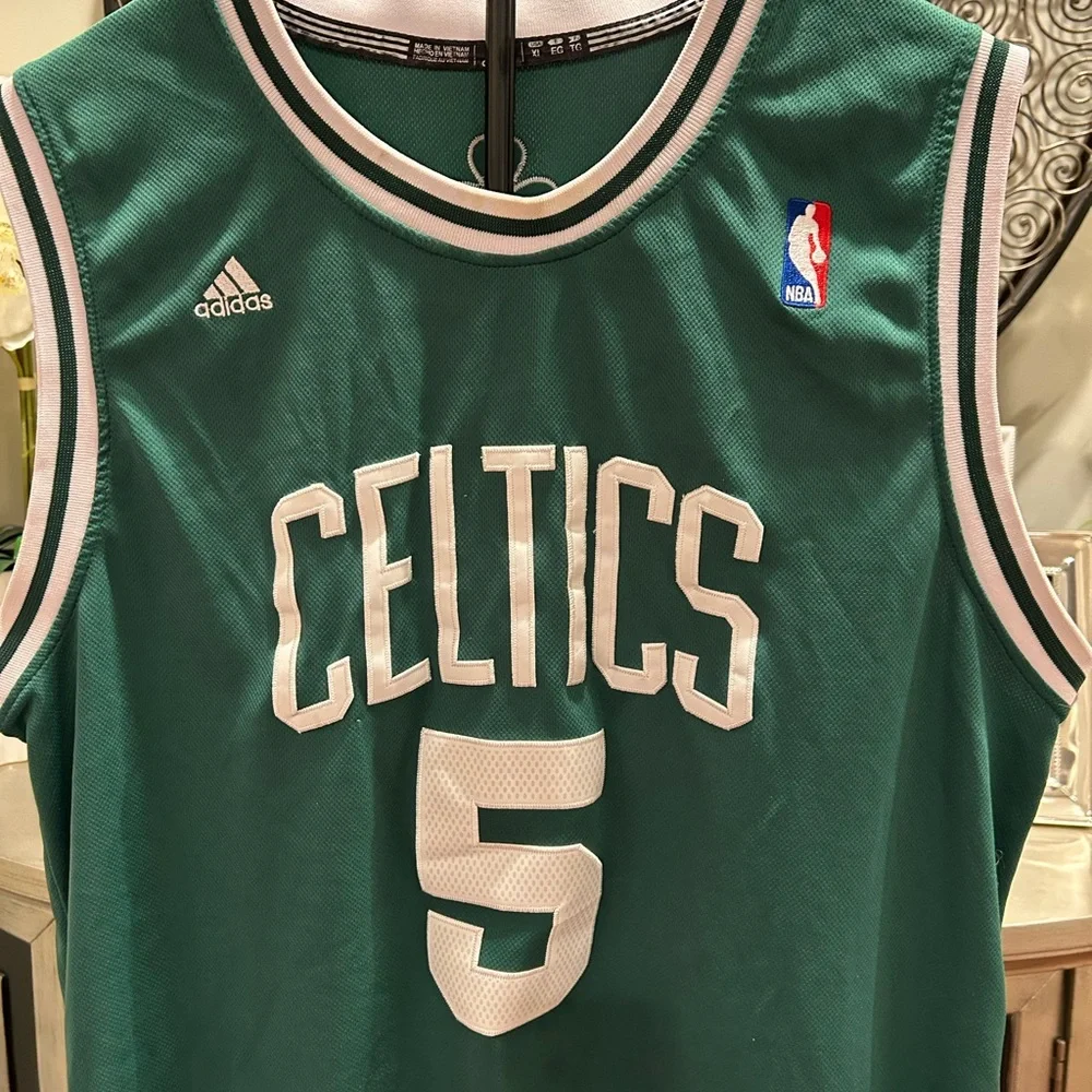 VINTAGE Kevin Garnett adidas Teal NBA Swingman Basketball Jersey - Picture 5 of 6